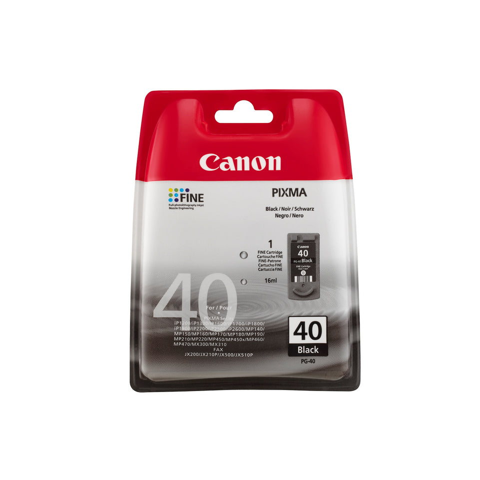 CANON CART.INK-JET NERA PG40 16ML SECURITY BLISTERAttaccalaspina