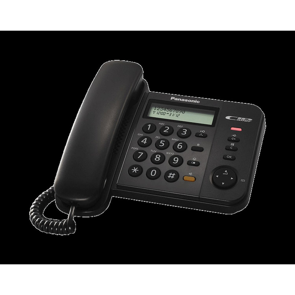 PANASONIC TEL.C/FILO LCD ANALOG. IDENTIF.CHIAMATE BLACKAttaccalaspina