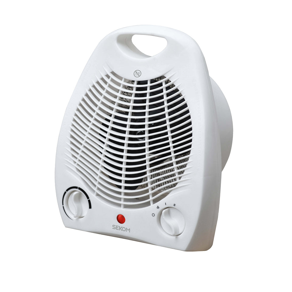 SEKOM TERMOVENTILATORE 2000W TERMOSTATO BIANCOAttaccalaspina