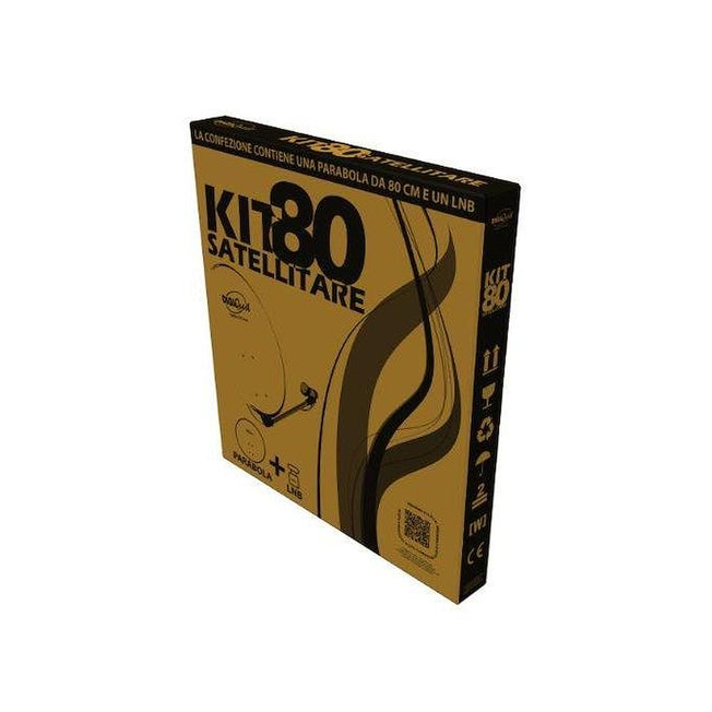 DIGIQUEST PARABOLA 80CM + LNB UNIVERSALEAttaccalaspina
