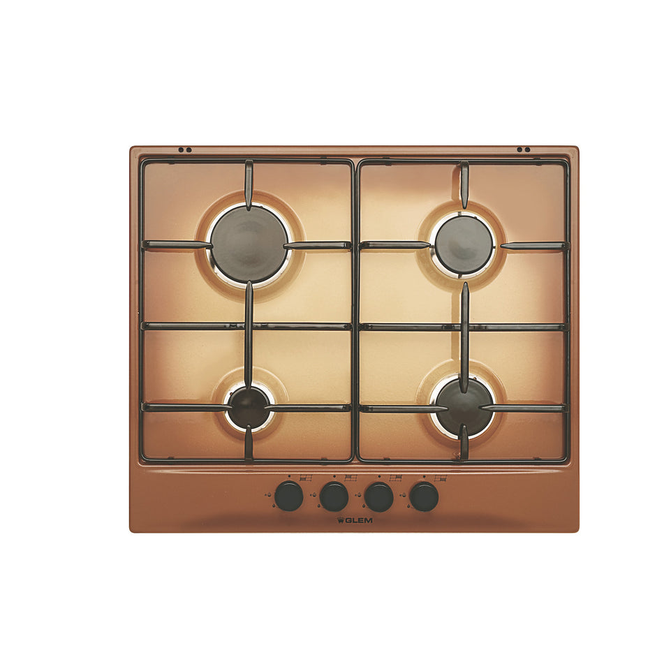 GLEM P.COTT. 60CM 4F/GAS G.SMALTATE TERRA DI FRANCIAAttaccalaspina