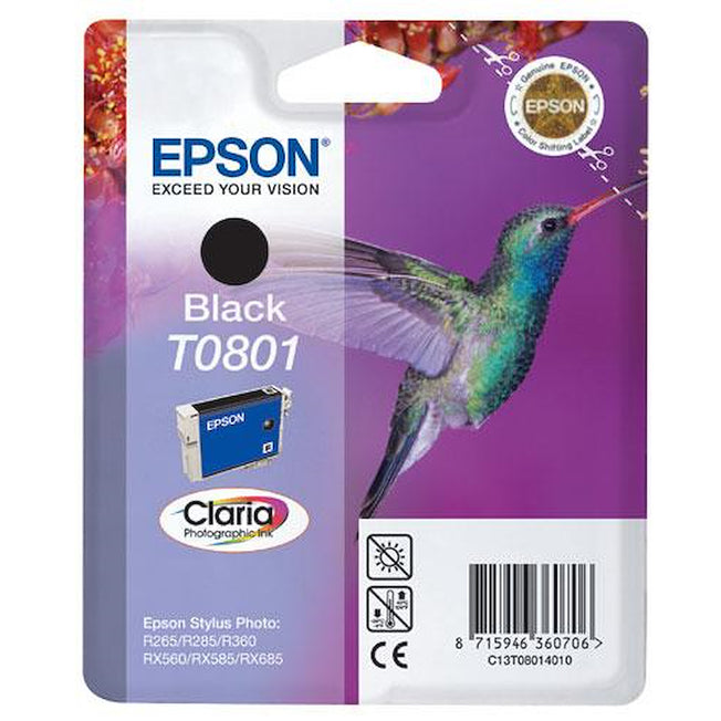EPSON CART.INK-JET NERO COLIBRI SECURITY BLISTERAttaccalaspina