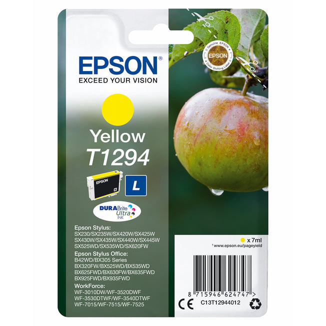 EPSON CARTUCCIA INCH.GIALLO TG.L MELA T1294Attaccalaspina