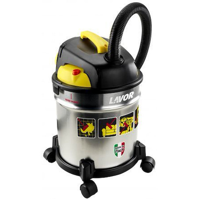 LAVOR BIDONE ASPIRATUTTO SOLIDI/LIQUIDI 1200W 20LT 30L/SAttaccalaspina