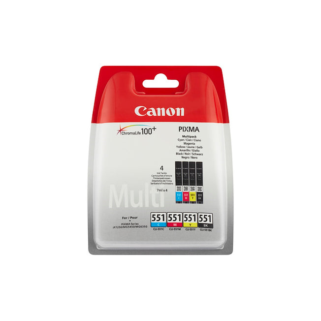 CANON CART.INK-JET COLOR MULTIPACK CLI551 BLISTERAttaccalaspina