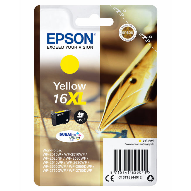 EPSON CART.INK-JET GIALLO 16XL PENNA E CRUCIVERBA T1634Attaccalaspina