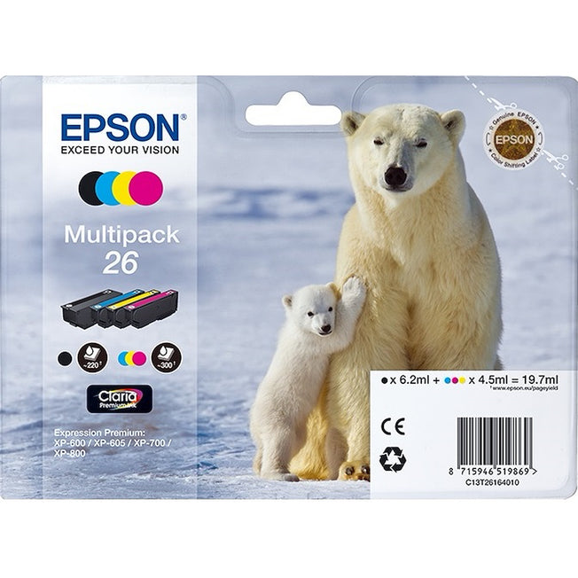 EPSON CART.INK-JET MULTIPACK ORSO POLARE SECURITY BLISTEAttaccalaspina