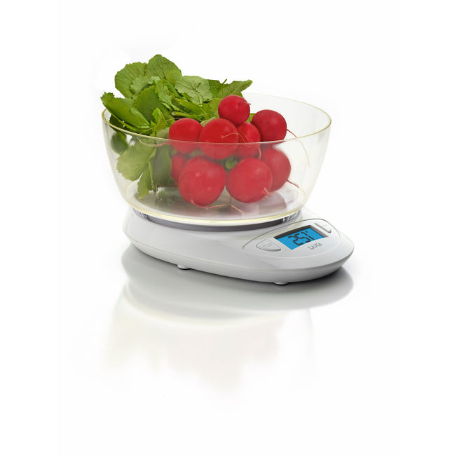 LAICA BIL.CUCINA 3KG/1GR LCD TARA 2BATT.AAA BIANCOAttaccalaspina