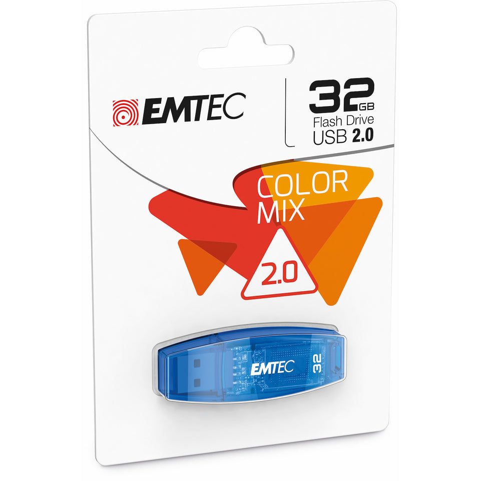 EMTEC PEN DRIVE 32GB C410 BLU ABISSOAttaccalaspina