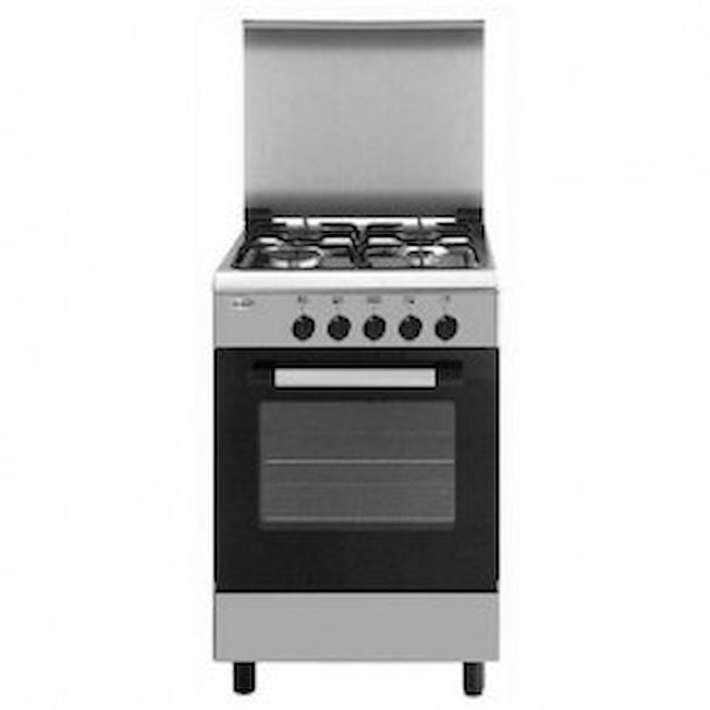 GLEM CUCINA 53CM 4F/GAS F.ELETT. CL.A C/GRILL INOXAttaccalaspina