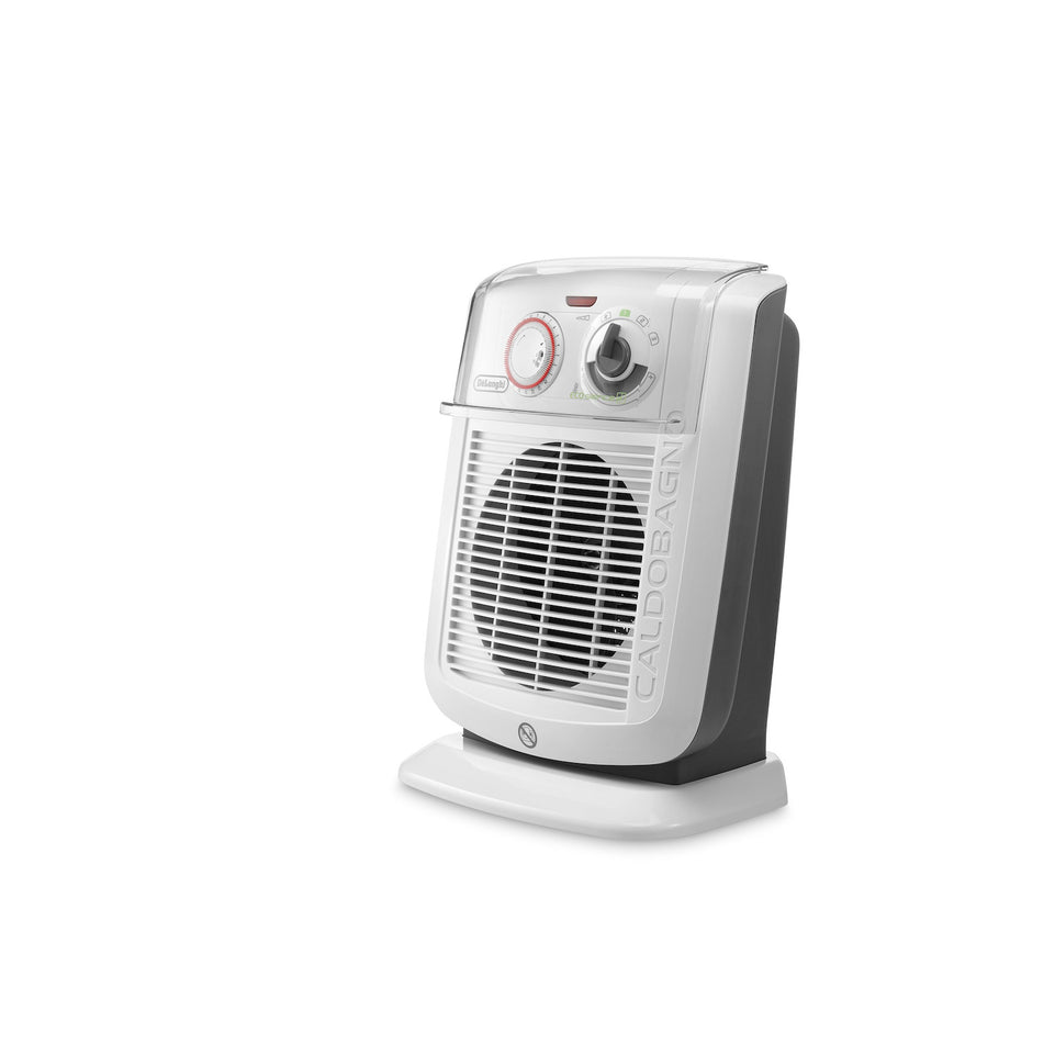 DE LONGHI TERMOVENTILATORE BAGNO 2200W 3LIV.POT. TIMER BIANCAttaccalaspina