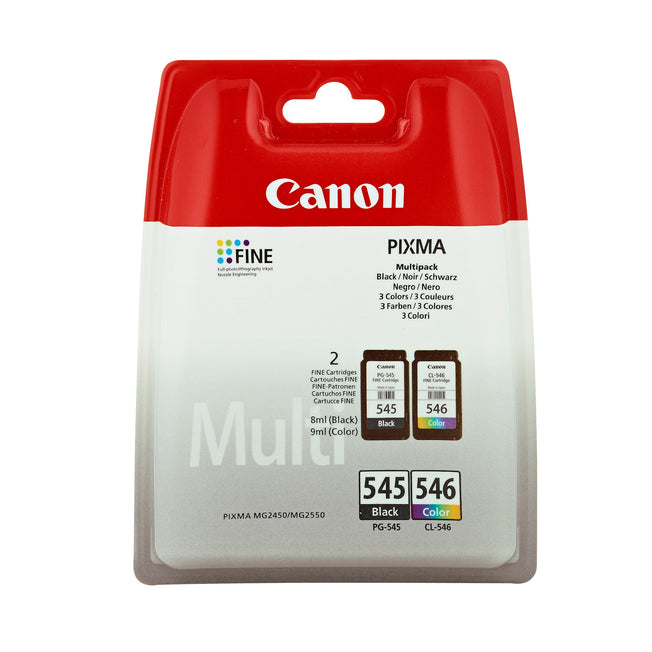 CANON CART.INK-JET MULTIPACK X MG2450 BLIST. PG545/CL546Attaccalaspina