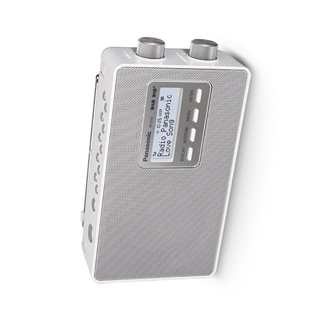 PANASONIC RADIO DAB 2W FM/RDS 87.5-108MHZ DAB+ LCD BIANCOAttaccalaspina