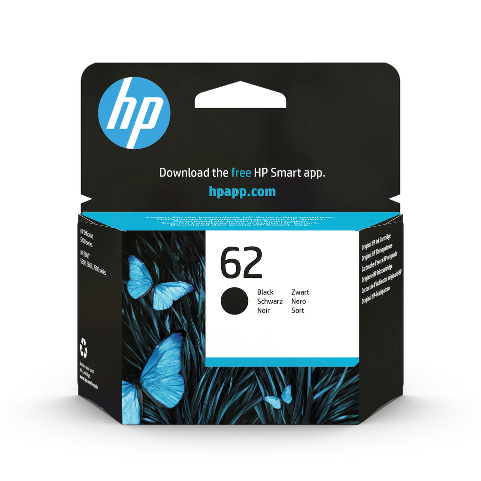 HP CART.INK-JET 62 200PG. NERO BLS.Attaccalaspina