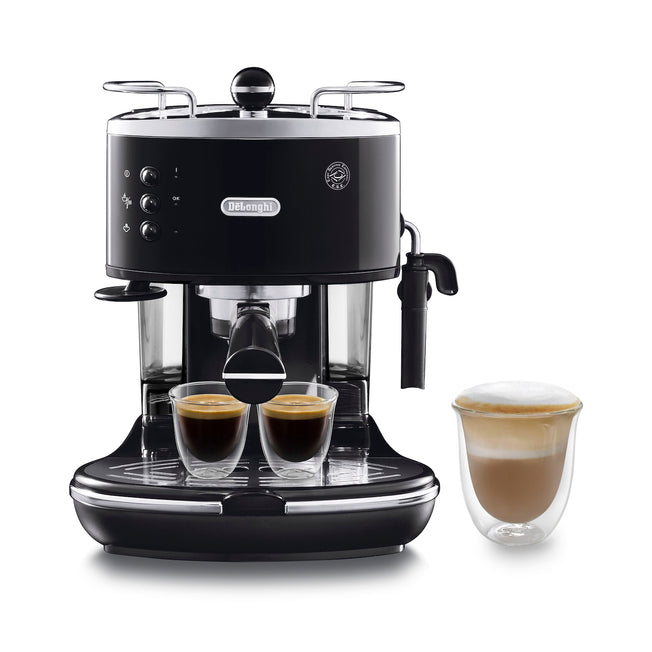 DE LONGHI M.CAFFE' CIALDE/POLVERE 1100W 1.4LT 15BAR NEROAttaccalaspina