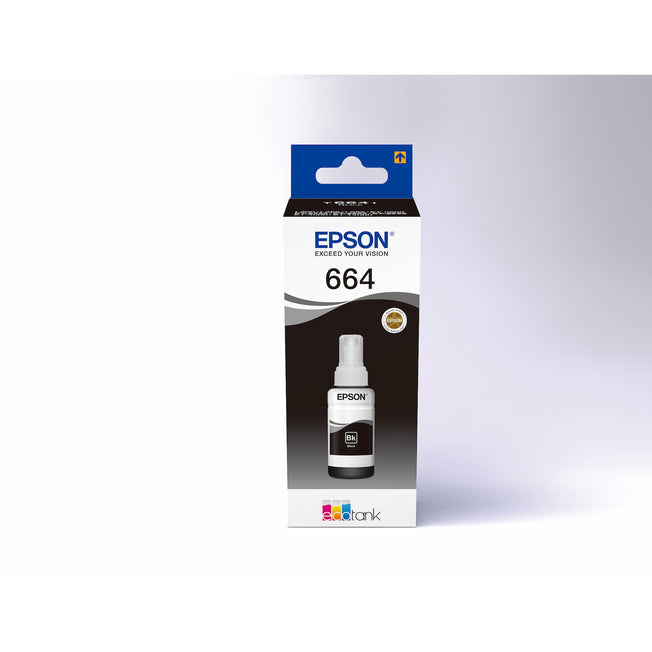 EPSON FLACONE INK-JET NERO 70ML X ECOTANK T6641Attaccalaspina