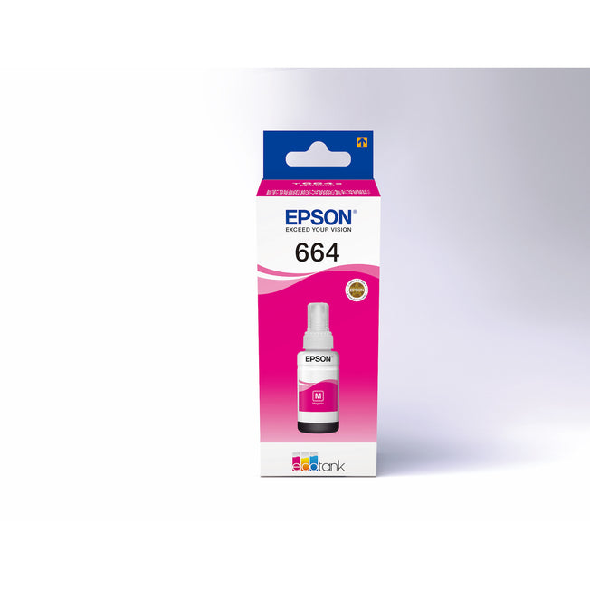 EPSON FLACONE INK-JET MAGENTA 70ML X ECOTANK T6643Attaccalaspina