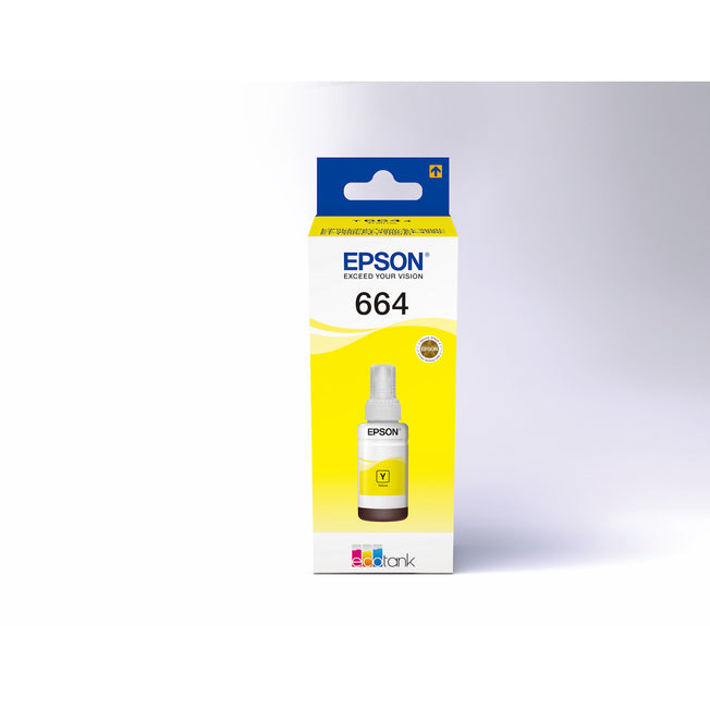 EPSON FLACONE INK-JET GIALLO 70ML X ECOTANK T6644Attaccalaspina