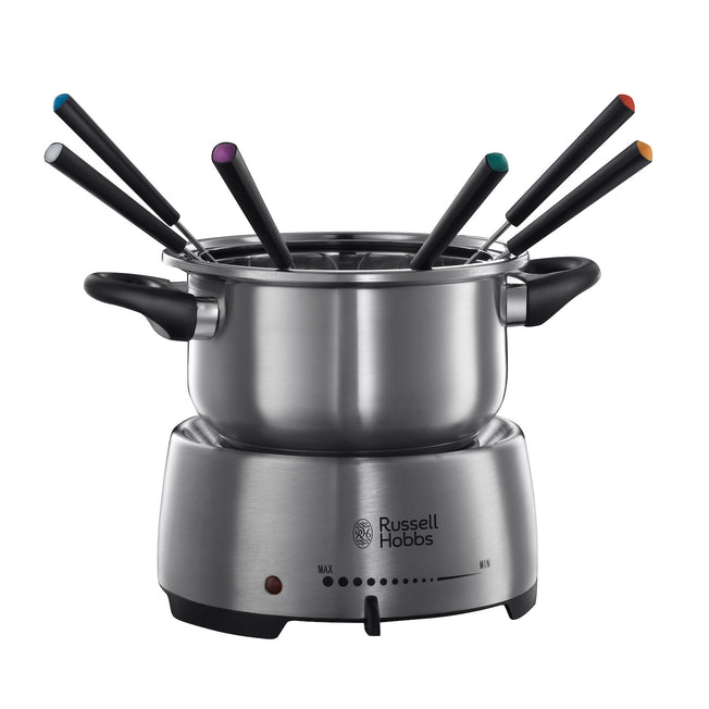 RUSSELL HOBBS FONDUTA 1200W 2LT 6FORCHETTE TEMP.REGOL.INOXAttaccalaspina