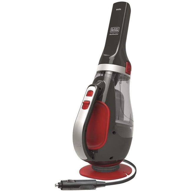 BLACK & DECKER ASPIRABRICIOLE AUTO 12V 610ML C/ADATT/ACC.NER/ROSSAttaccalaspina