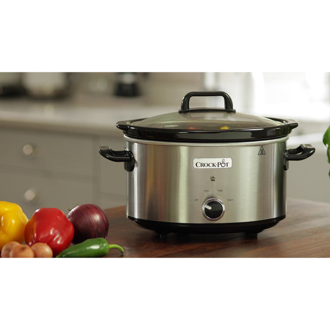 CROCKPOT PENTOLA SLOW COOCKER 3.5LT 3IMPOST.CSC025X TRADIT.Attaccalaspina