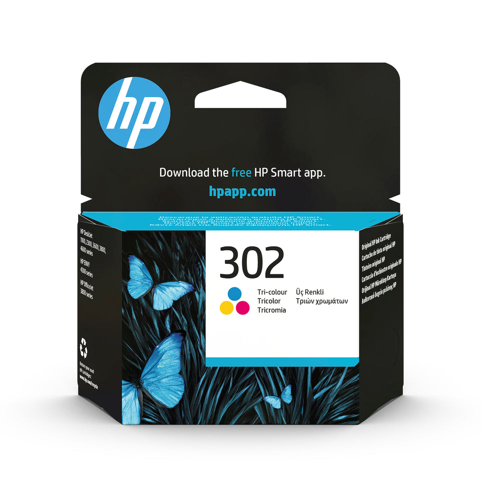 HP CART.INK-JET HP 302 TRICOLOR X OFFICEJET 3830Attaccalaspina