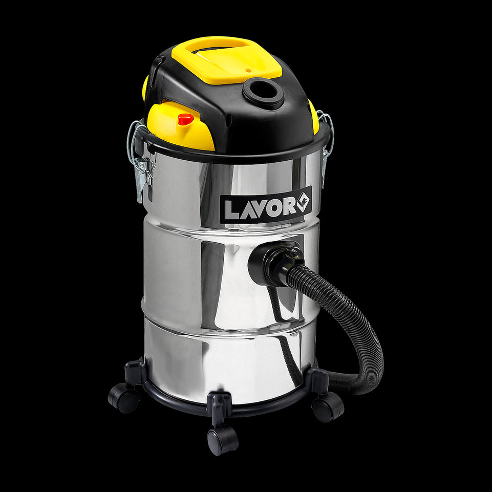 LAVOR BIDONE ASP. 1400W 25L ASPIRA SOLIDI LIQUIDI CENEREAttaccalaspina