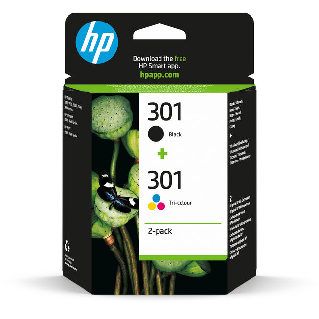 HP MULTIPACK HP 301 BK/CL BLISTERAttaccalaspina