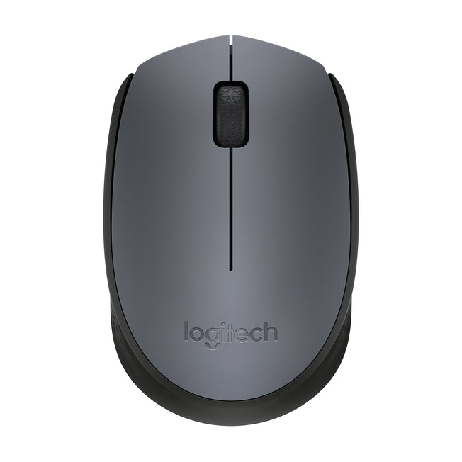 LOGITECH MOUSE WIRELESS 2TASTI M170 NERO/GRIGIOAttaccalaspina