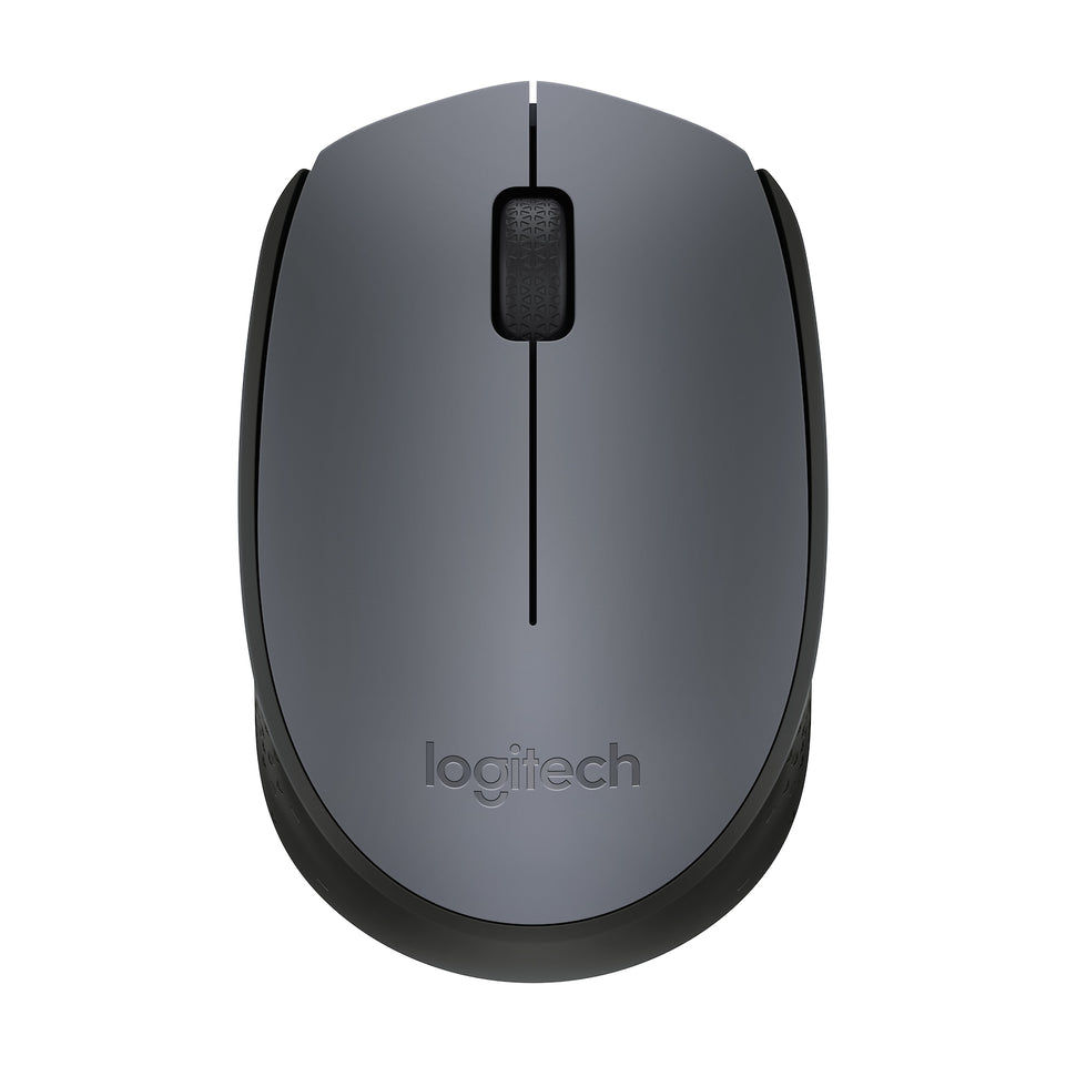 LOGITECH MOUSE WIRELESS 2TASTI M170 NERO/GRIGIOAttaccalaspina