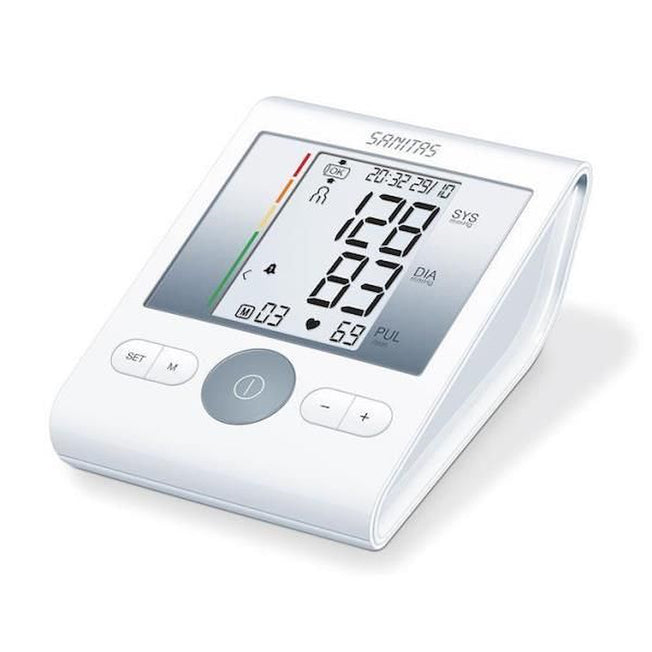 BEURER MIS.PRESSIONE AUTOM. 120MEM. LCD SANITAS BIANCOAttaccalaspina