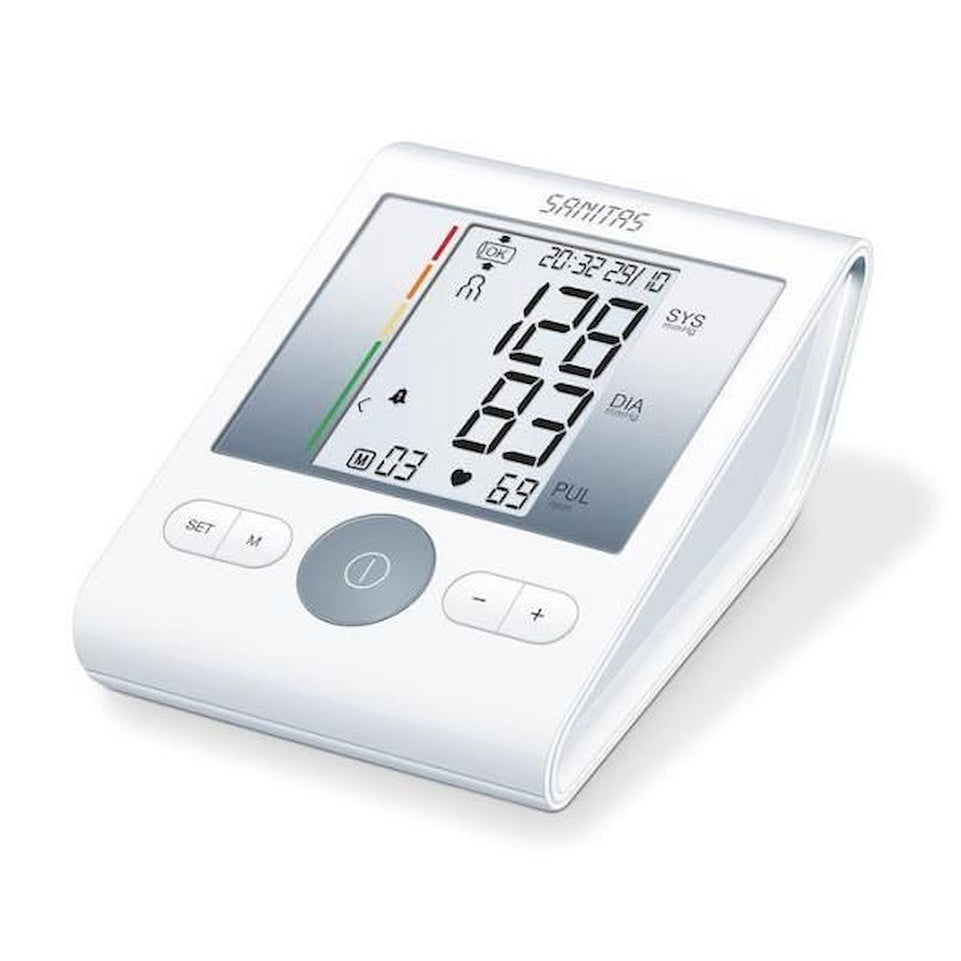 BEURER MIS.PRESSIONE AUTOM. 120MEM. LCD SANITAS BIANCOAttaccalaspina