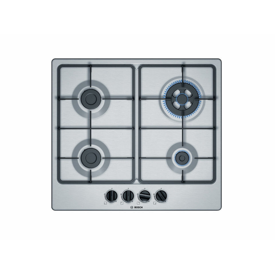 BOSCH P.COTT.GAS 60CM 3F+1TRIP.CORONA G.FINIT.GHISA INOXAttaccalaspina