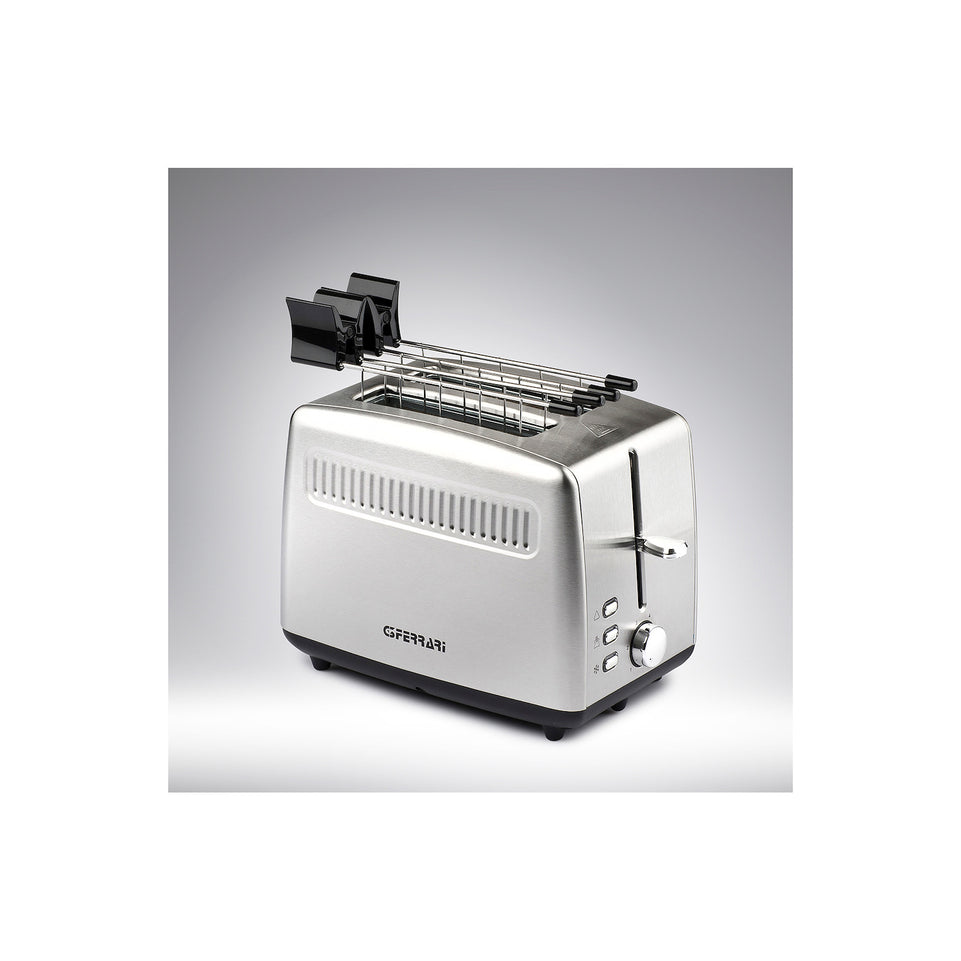 G3 FERRARI TOSTAPANE 850W 3FUNZ. 2PINZE INOXAttaccalaspina