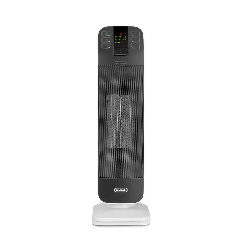 DE LONGHI TERMOVENTILATORE CERAM. TORRE 2000W 2LIV.POT. NEROAttaccalaspina