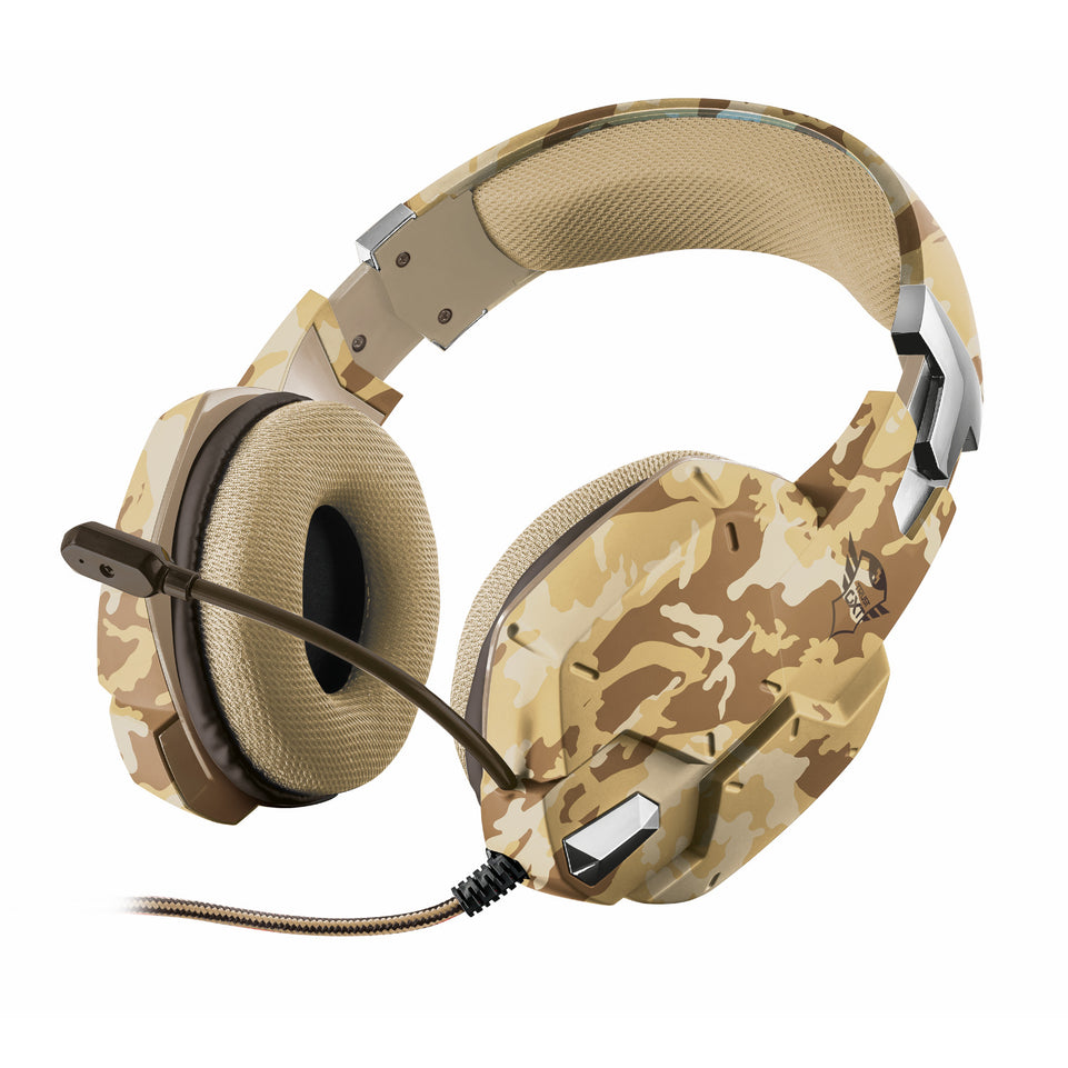 TRUST CUFFIA GAME PC/CONSOLE GXT322D CARUS DESERT CAMOAttaccalaspina