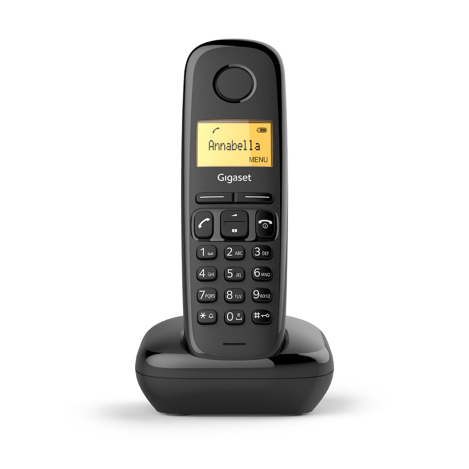 GIGASET CORDLESS 1.5" MEM.50NUM. ECO PLUS NEROAttaccalaspina