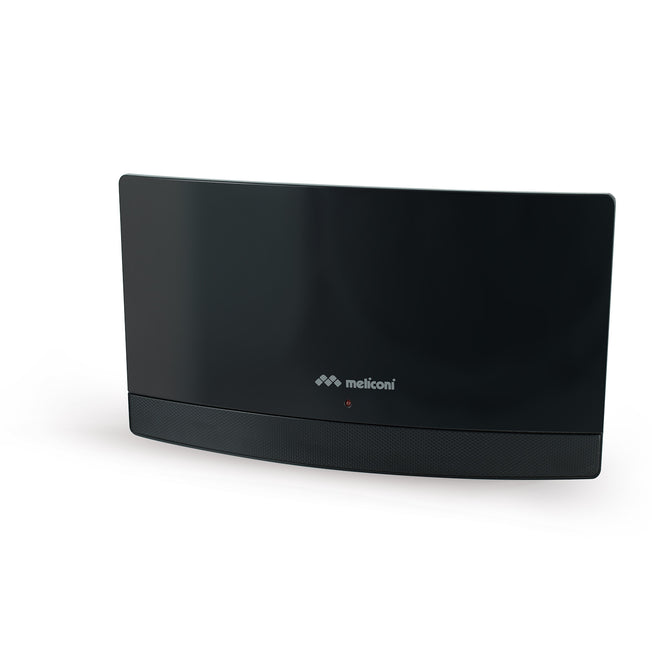 MELICONI ANTENNA DA INTERNO AMPLIFICATA 55DB NEROAttaccalaspina