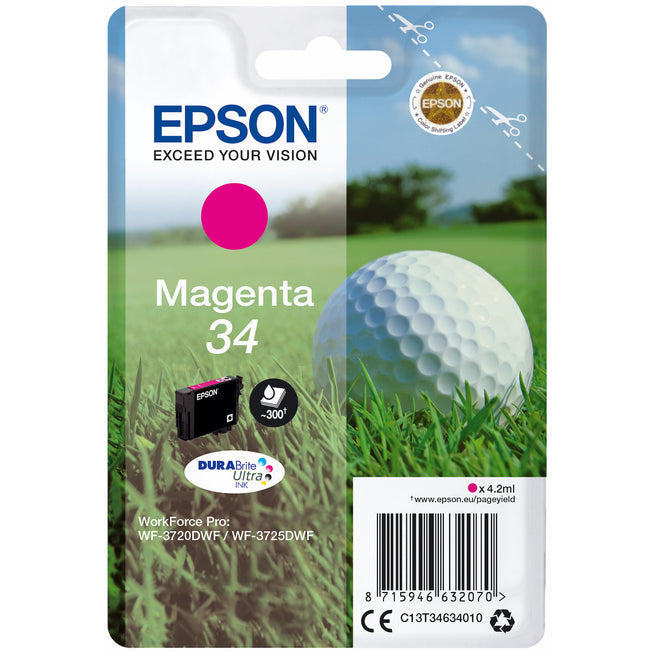 EPSON CART.INK-JET PALLINA DA GOLF T346 BL. MAGENTAAttaccalaspina