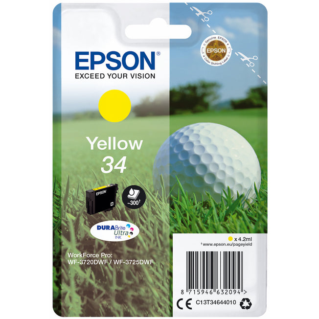 EPSON CART.INK-JET PALLINA DA GOLF T346 BL. GIALLOAttaccalaspina