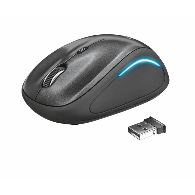 TRUST MOUSE WIRELESS 4TASTI 1600DPI NEROAttaccalaspina