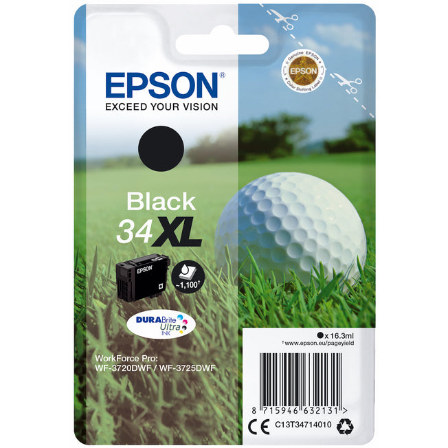 EPSON CART.INK-JET PALLINA DA GOLF T34XL BL. NEROAttaccalaspina