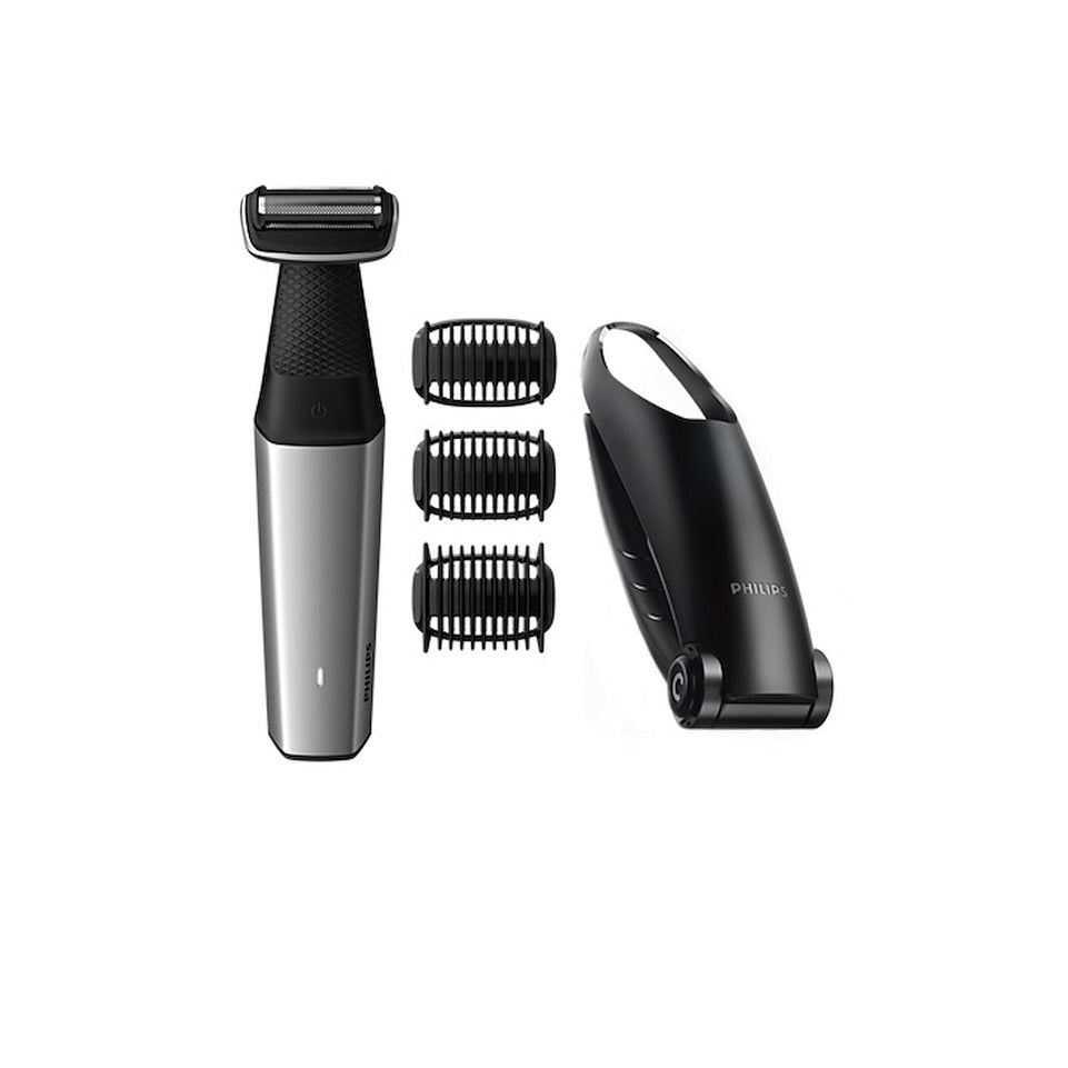 PHILIPS DEPILATORE CORPO RIC. W&D AUTON.60MIN 3-5-7MM SILVAttaccalaspina