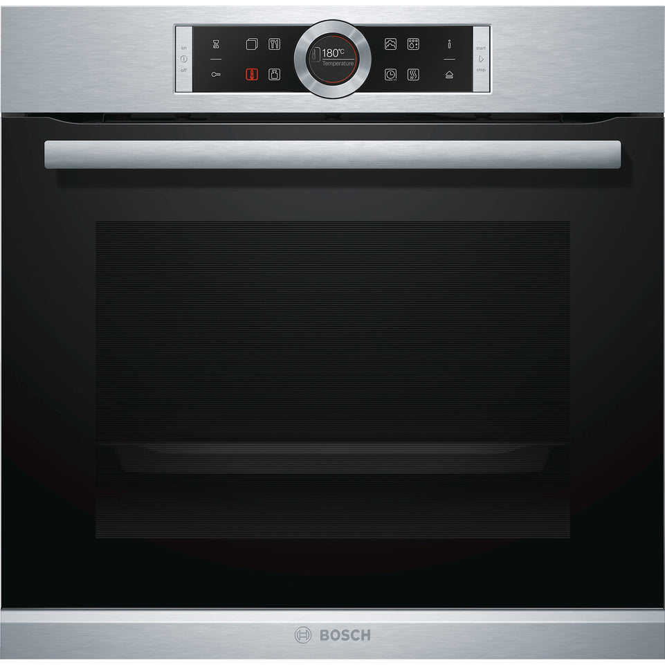 BOSCH FORNO 60CM 71LT MULTIF. VAP. CL.A PIROLITICO INOXAttaccalaspina