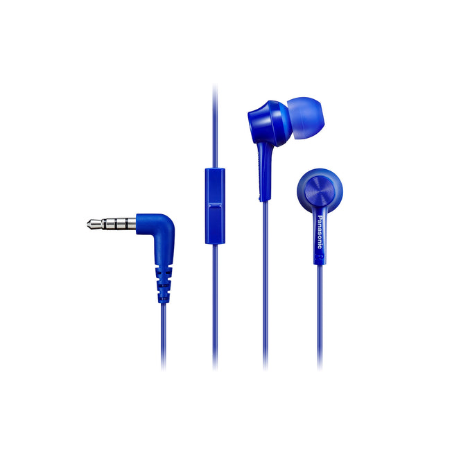 PANASONIC CUFFIA AURIC.IN-EAR C/MIC. 10-24KHZ 109DB BLUAttaccalaspina