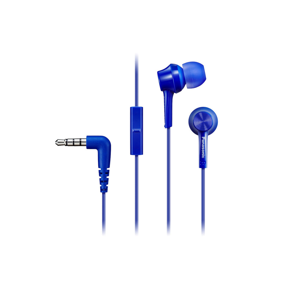 PANASONIC CUFFIA AURIC.IN-EAR C/MIC. 10-24KHZ 109DB BLUAttaccalaspina