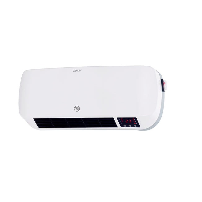 SEKOM TERMOVENTILATORE 2000W PARETE TERMOSTATO C/TELEC.Attaccalaspina