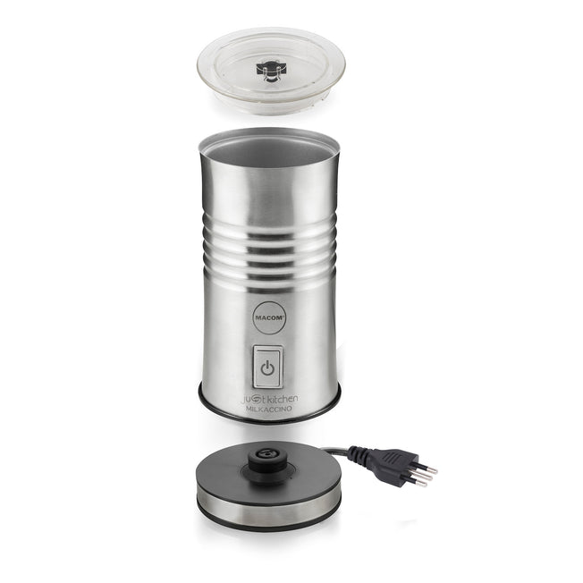 MACOM MONTA LATTE ELETT. 500W 0.25ML ACCIAIO SPAZZOLATOAttaccalaspina