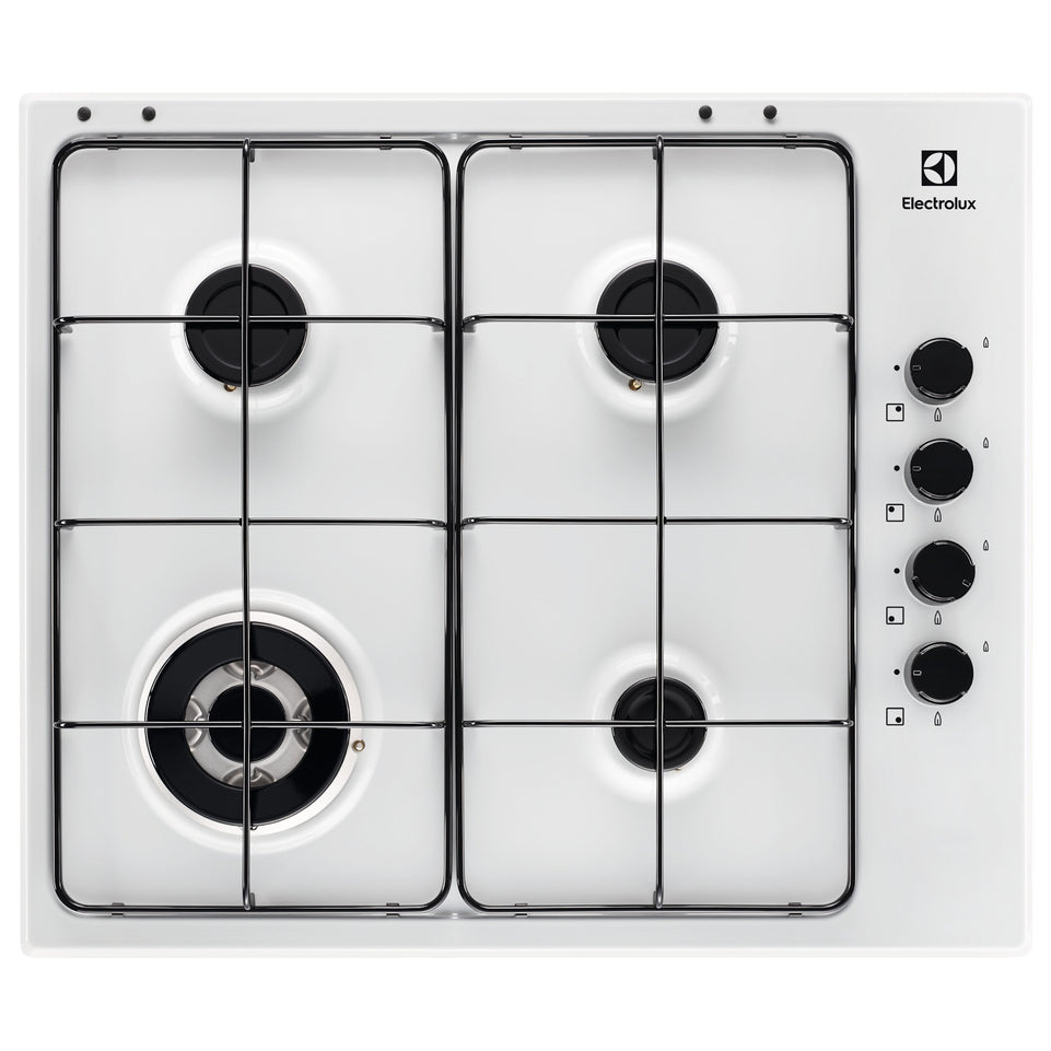 ELECTROLUX P.COTT.GAS 60CM 4F G.SMALTATE SLIM BIANCOAttaccalaspina
