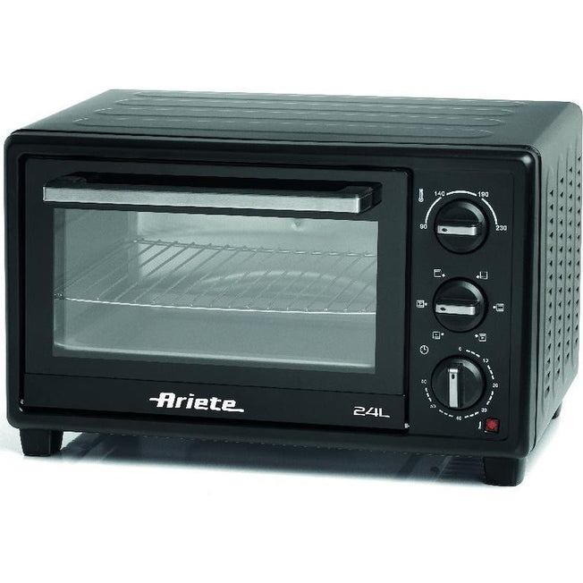 ARIETE FORNETTO EL. 1500W 24LT VENT. MAX230GR TIMER NEROAttaccalaspina